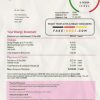 United Kingdom Igloo Energy utility bill template in Word and PDF format