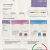United Kingdom Npower utility bill template in Word and PDF format