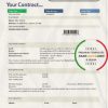 United Kingdom Tesco Mobile utility bill template in Word and PDF format