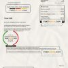 United Kingdom Virigin Media utility bill, Word and PDF template