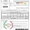 Georgia KaztransGas utility bill template in Word and PDF format, fully editable