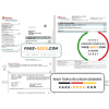 France Total Direct Energie utility bill template in Word and PDF format