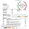 Finland Danske Bank statement template in Word and PDF format