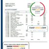 Finland Evli Bank PLC Bank statement template in Word and PDF format