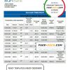 Gabon BGFI bank statement template in Word and PDF format