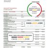 Georgia Liberty Bank proof of address statement template in Word and PDF format, fully editable