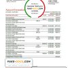 Georgia Liberty Bank statement easy to fill template in Excel and PDF format
