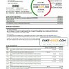 Germany Aschheim Wirecard bank statement easy to fill template in Excel and PDF format