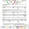 Germany Citibank bank account statement template in Excel and PDF format