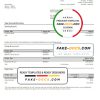 Germany Citibank bank account statement template in Word and PDF format