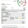 Germany Dekabank bank statement template in Word and PDF format