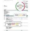Germany Volksbank Jever statement template in Word and PDF format