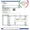 Greece Alpha bank statement template in Word and PDF format