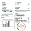 Kazakhstan Yokogawa Electric Kazakhstan utility bill template in Word and PDF format (.doc and .pdf)
