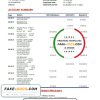 Greece Attica bank statement Excel and PDF template