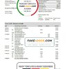 Greece HSBC bank statement easy to fill template in Excel and PDF format