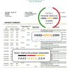 Greece National Bank of Greece proof of address bank statement template in Word and PDF format, .doc and .pdf format