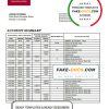 Grenada CBIC bank statement template in Word and PDF format