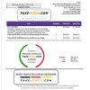 Kenya KenGen Electricity Generating Company utility bill template in Word and PDF format