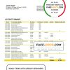 Guatemala Agromercantil proof of address bank statement template in Word and PDF format (.doc and .pdf)