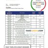 Guinea Access proof of address bank statement template in Word and PDF format