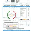 Kenya Power utility bill template in Word and PDF format