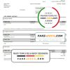 Hong Kong Citibank credit card statement template in Word and PDF format