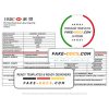 Hong Kong HSBC bank statement easy to fill template in Word and PDF format
