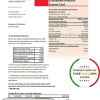 Canada Scotiabank bank statement easy to fill template in Excel and PDF format (AutoSum)