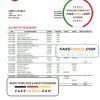 Hungary Budapest Bank – Szolnoki Fiók bank statement template in Word and PDF format