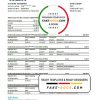 Hungary K&H Bank statement easy to fill template in Excel and PDF format