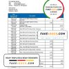 Iceland Arion Banki proof of address bank statement template in Word and PDF format