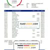 Iceland Kaupthing Bank statement easy to fill template in Excel and PDF format