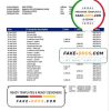 Iceland Kaupthing bank statement template in Word and PDF format