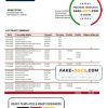 Iceland Landsbanki proof of address bank statement template in Word and PDF format