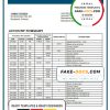 Iceland MP Bank statement template in Word and PDF format (.doc and .pdf)