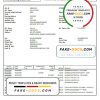 India Finacle bank statement easy to fill template in Word and PDF format