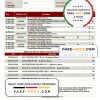 India ICICI Bank statement template in .doc and .pdf format