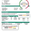 India IDBI bank statement template, Word and PDF format (.doc and .pdf)