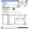 India Indian Overseas Bank statement template in Word and PDF format