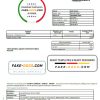 Latvia Baltcom telecommunications utility bill template in Word and PDF format (Latvian version)