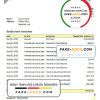 Iraq Kurdistan International Bank proof of address statement template in Word and PDF format