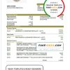 Iraq Rasheed proof of address bank statement in Word and PDF format