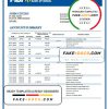 Israel First International Bank of Israel proof of address bank statement template in Word and PDF format