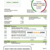 Italy Intesa Sanpaolo statement template in .doc and .pdf format, fully editable