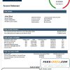 Jordan Bank of Jordan proof of address bank statement template in Word and PDF format