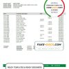 Jordan Cairo Amman proof of address bank statement template in Word and PDF format
