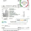 Canada Yukon Energy utility bill template in Word and PDF format