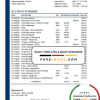 Finland Evli Bank PLC bank statement easy to fill template in Excel and PDF format