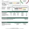 Kenya Co-Operative Bank proof of address statement template in Word and PDF format, .doc and .pdf format